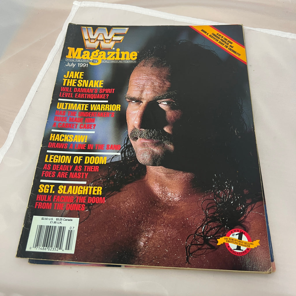 Jake Roberts WWE WWF Magazine Retro Collectable Merchandise