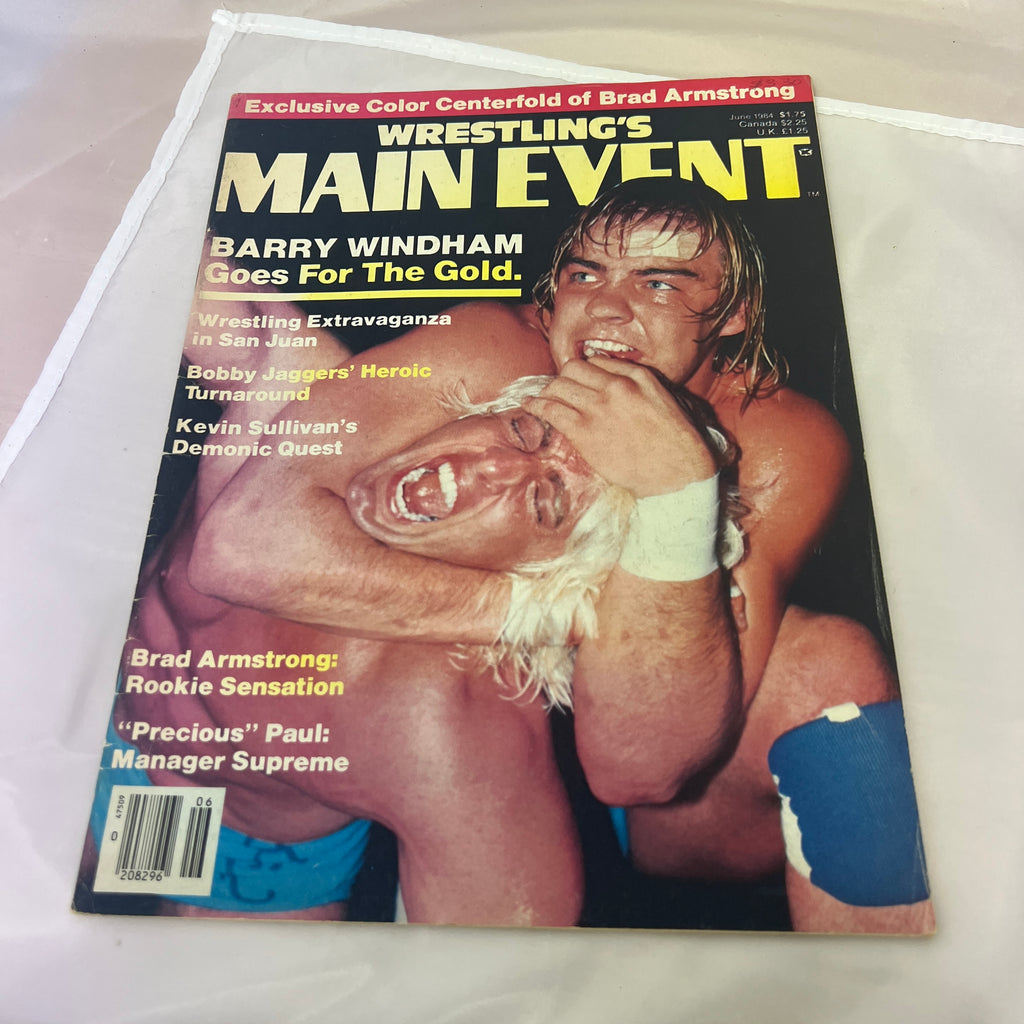 Wrestlings Main Event WWE WWF Magazine Retro Collectable Merchandise