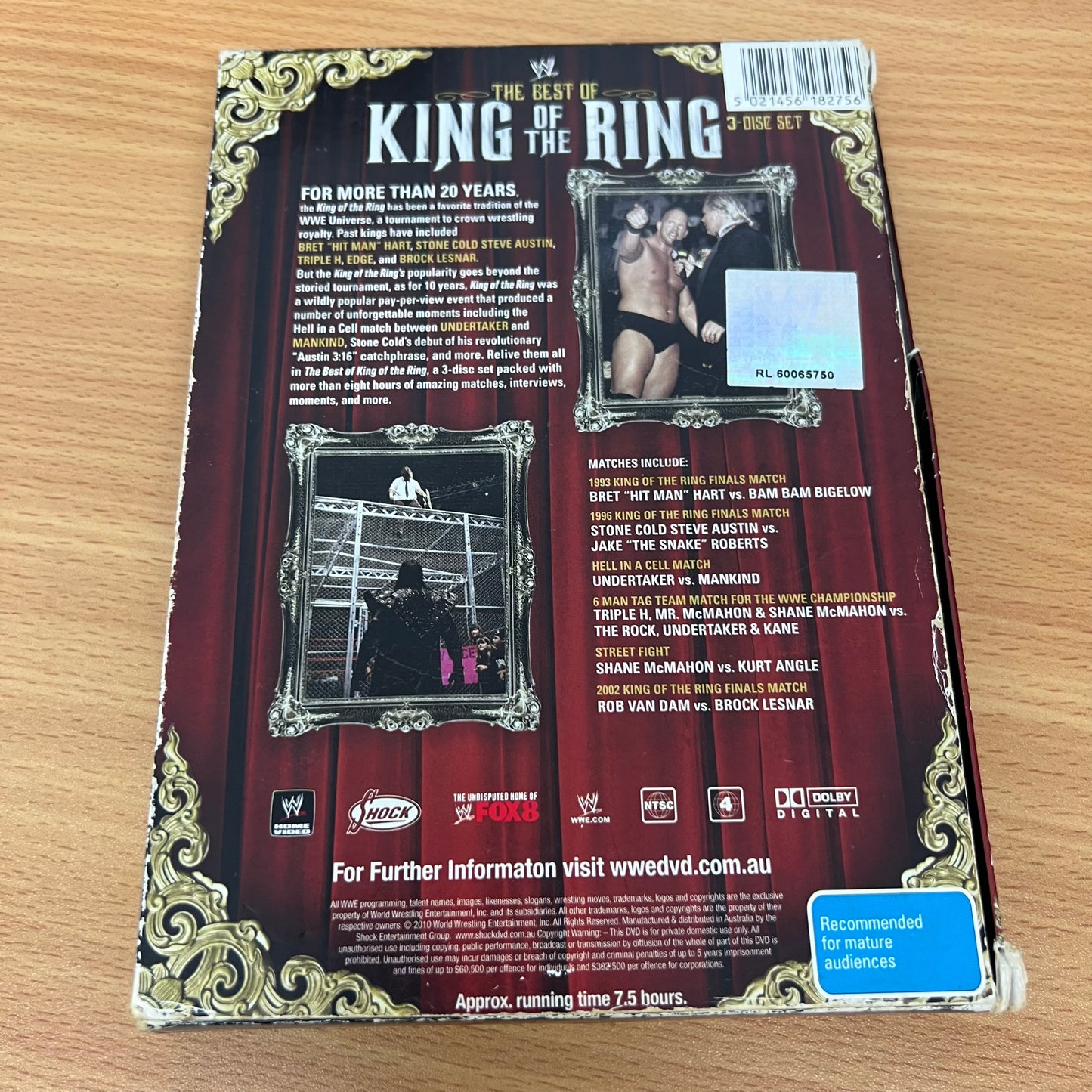 WWE The Best of KING of the RING (DVD, 2011, 3-Disc Set)