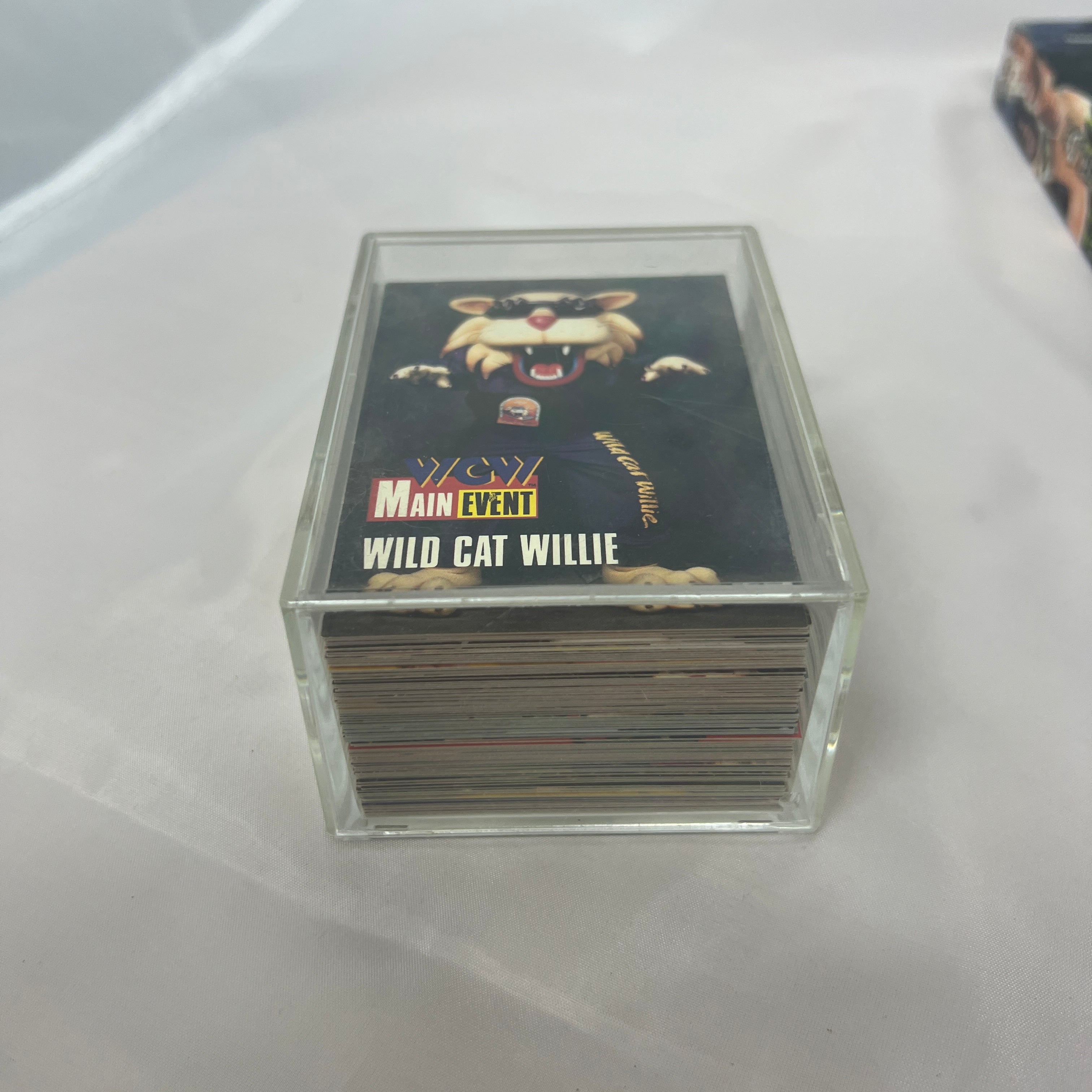 WCW Main Event by Cardz (1995) Full Set, 1-100 cards Hulk Hogan case Cardz WWE