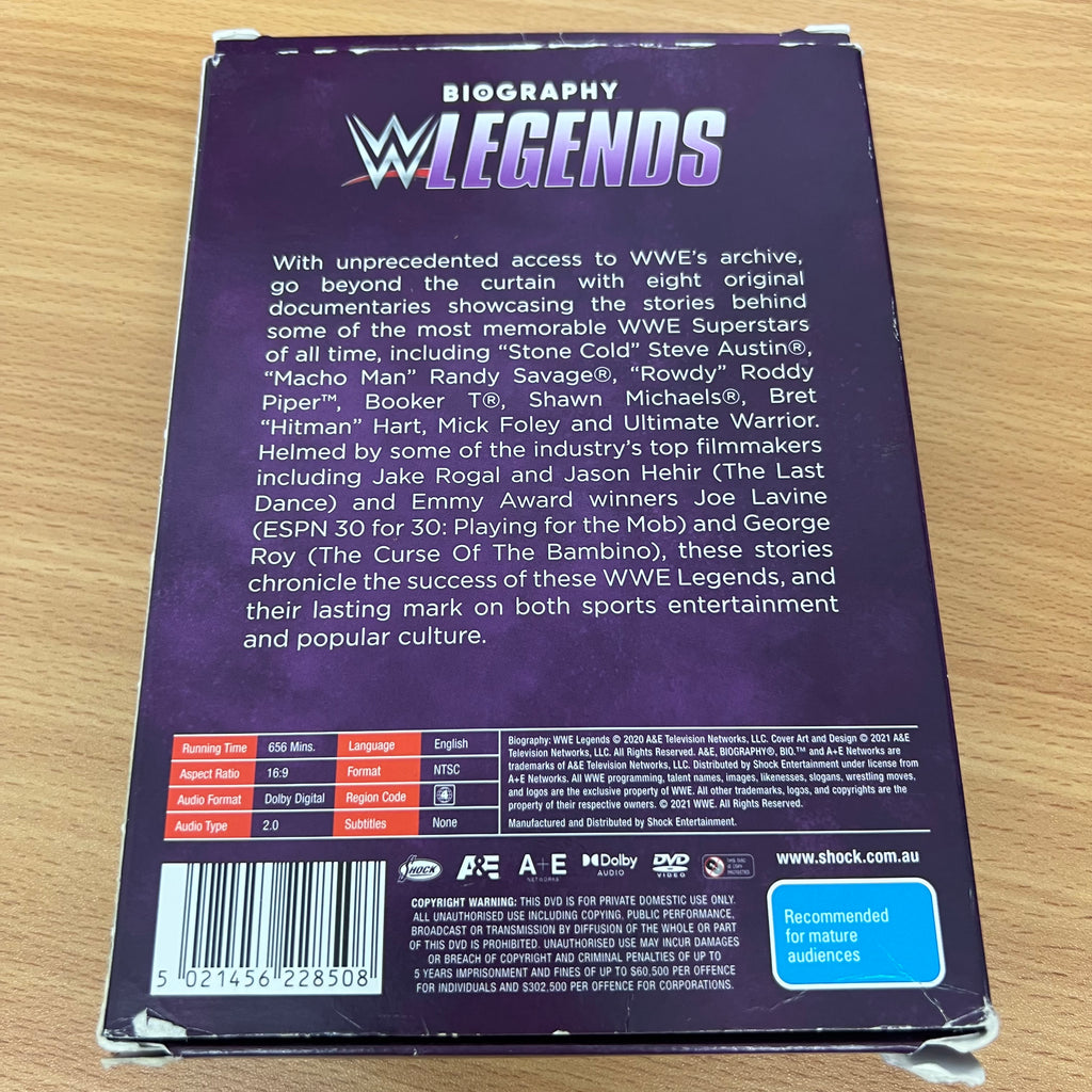 WWE Legends Biography DVD 2021