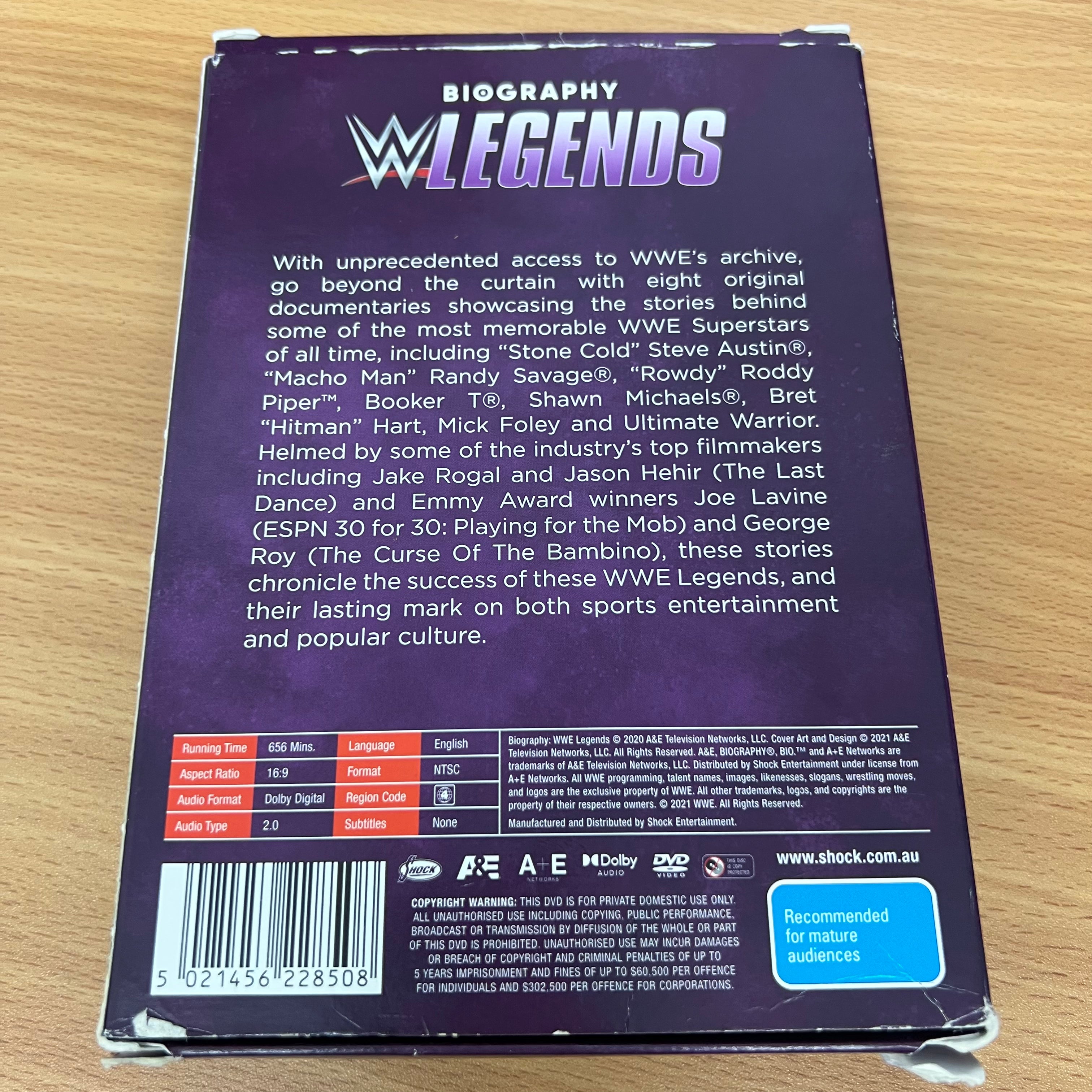 WWE Legends Biography DVD 2021