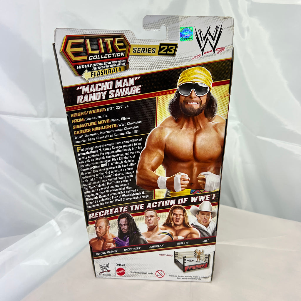 Macho Man Randy Savage WWE Elite 23 Action Figure Mattel