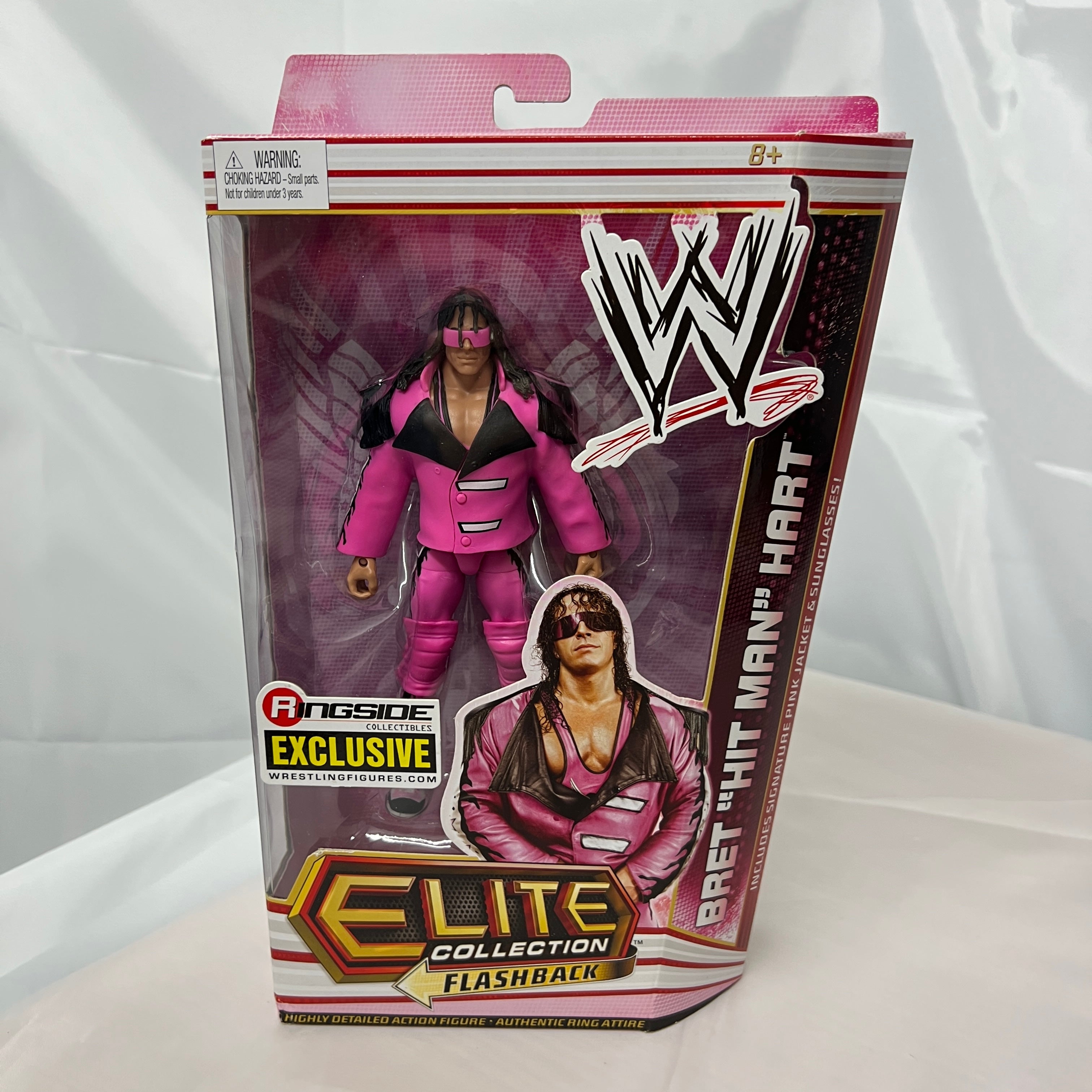 Bret Hart WWE Elite Ringside Exclusive Action Figure Mattel