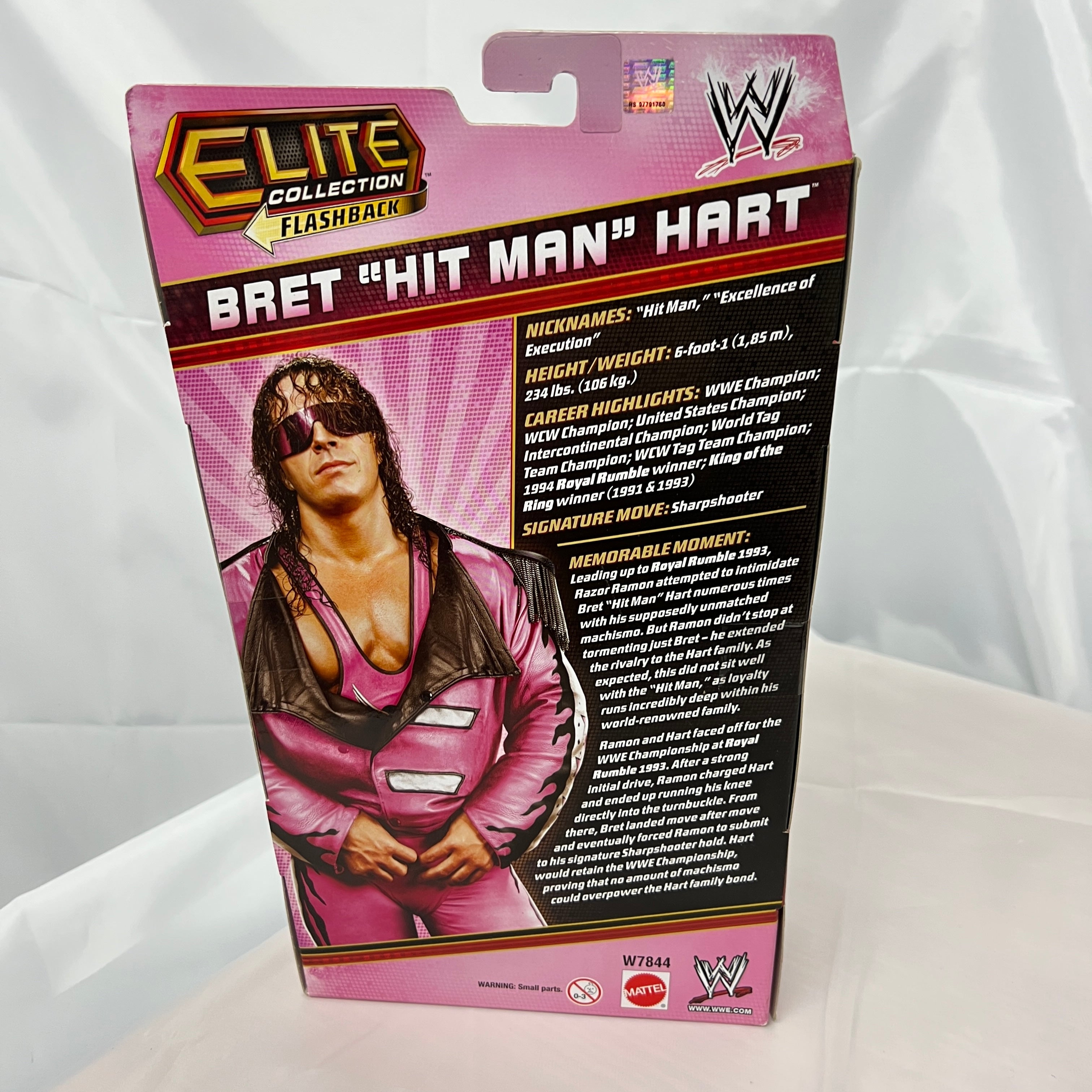 Bret Hart WWE Elite Ringside Exclusive Action Figure Mattel