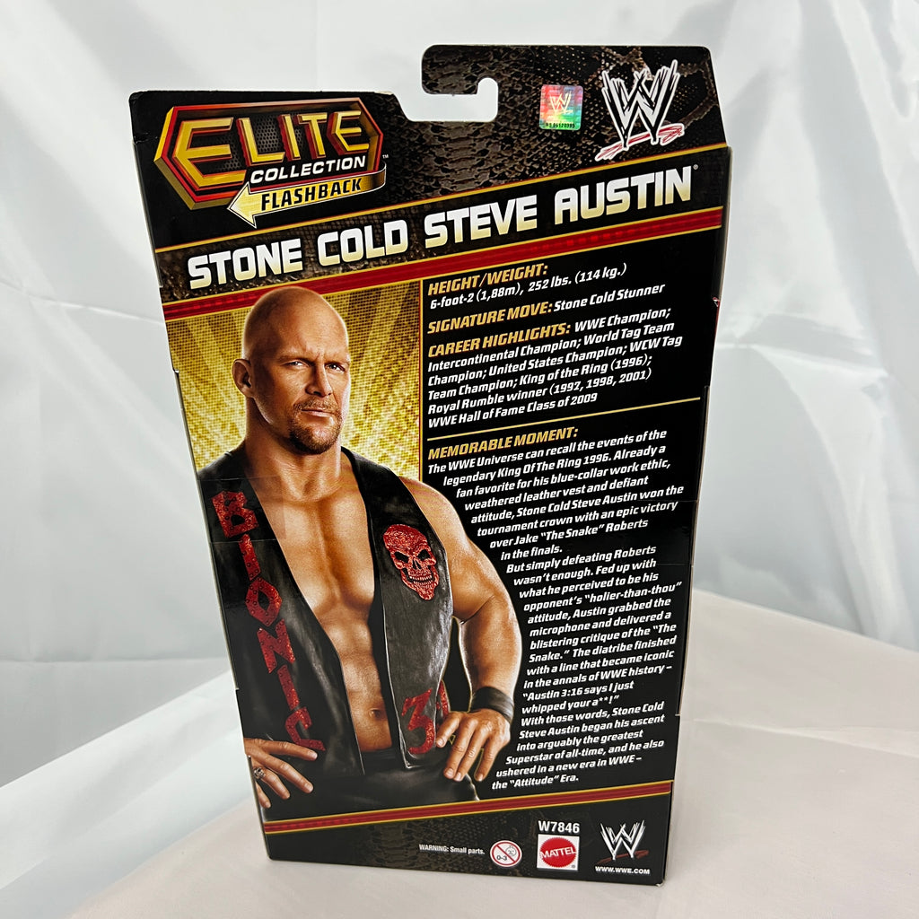 Stone Cold Steve Austin WWE Elite Ringside Exclusive Action Figure Mattel