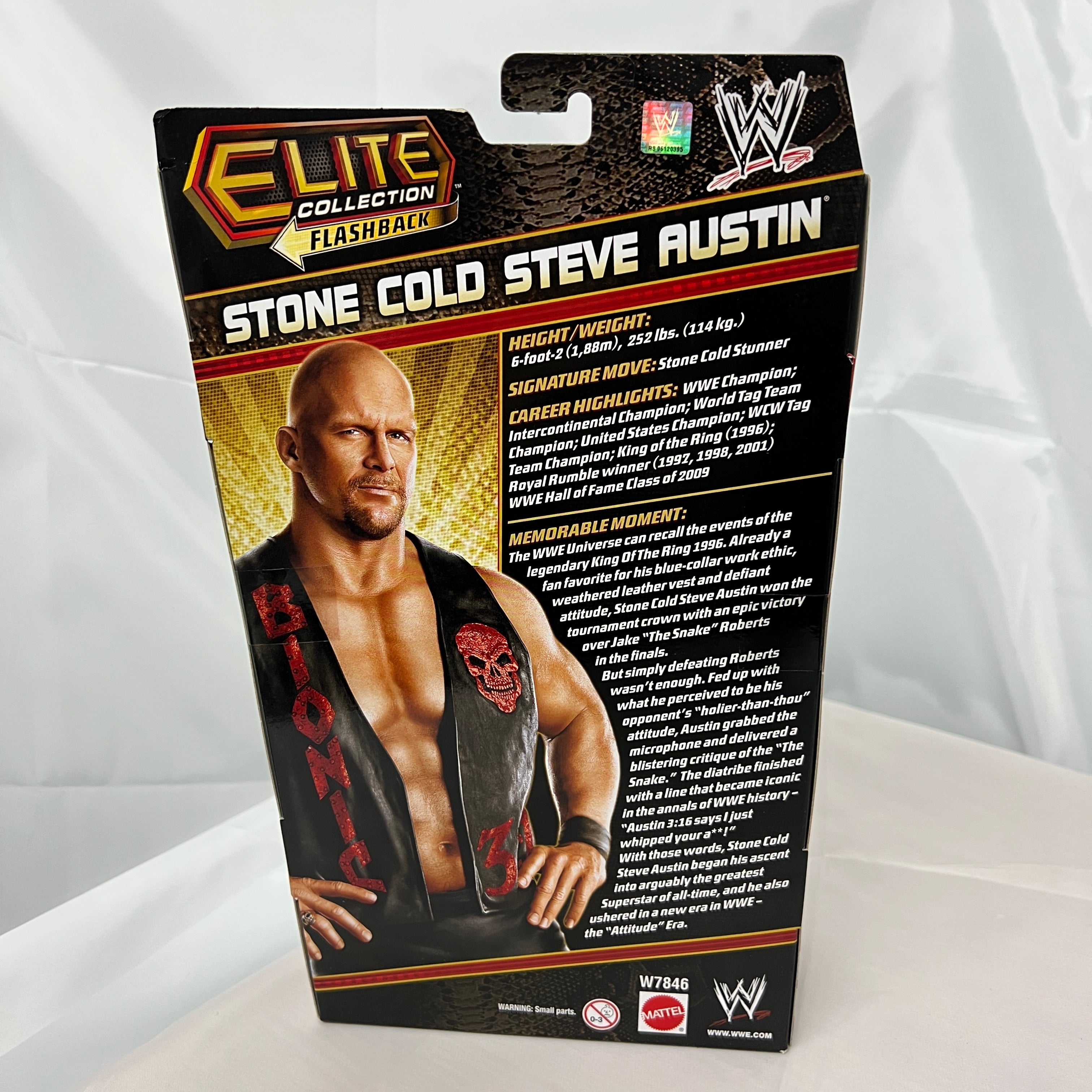 Stone Cold Steve Austin WWE Elite Ringside Exclusive Action Figure Mattel