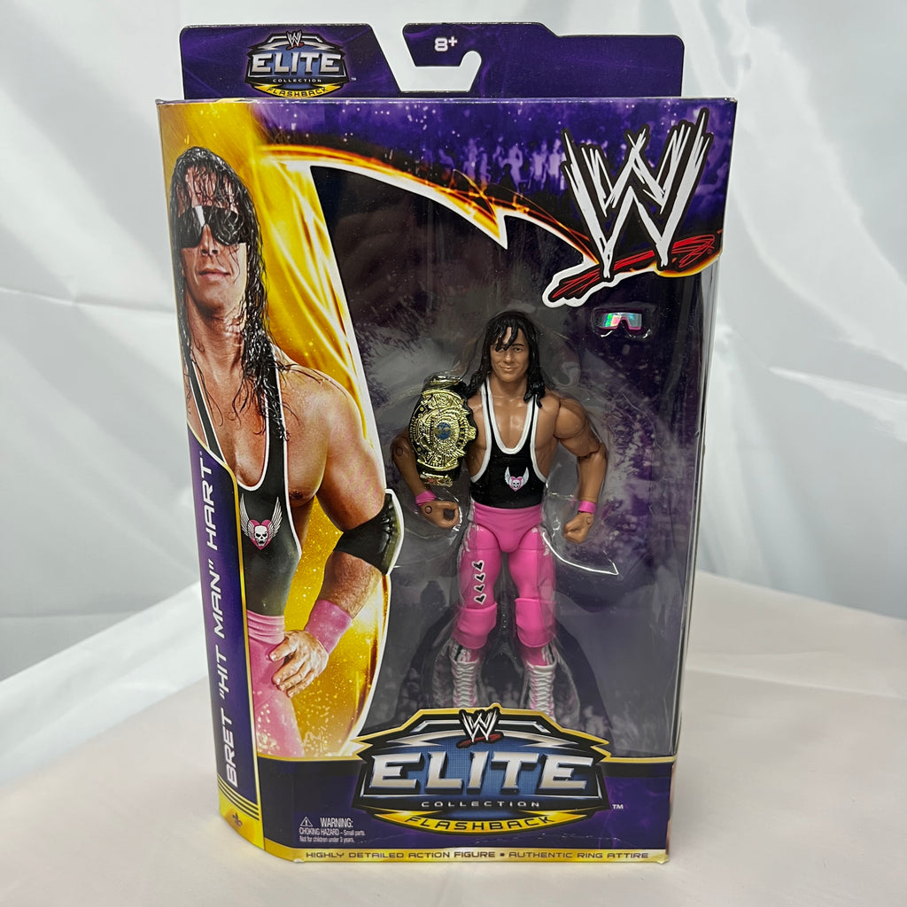 Bret Hart WWE Elite Flashback Wrestlemania Action Figure Mattel