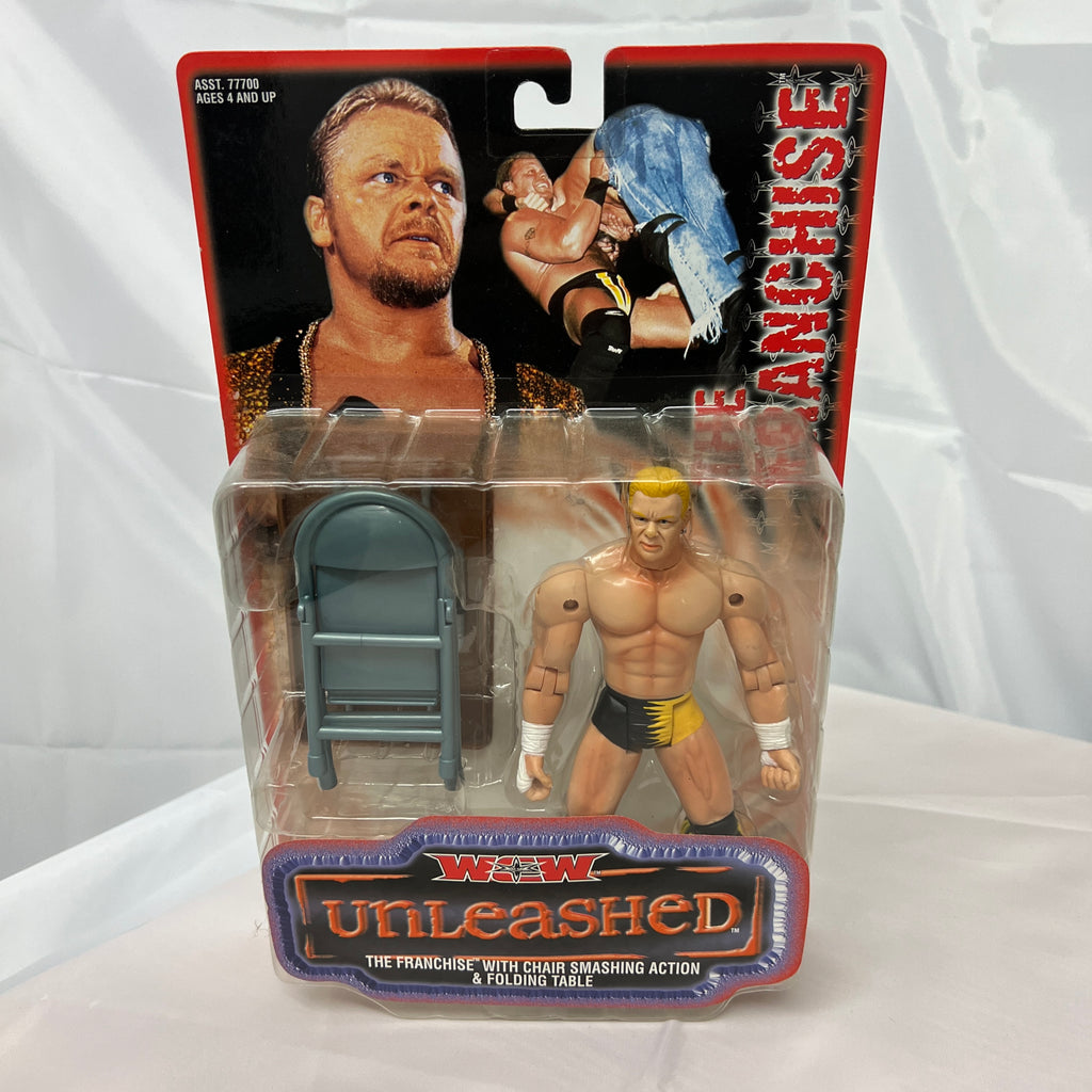 The Franchise Shane Douglas WCW Unleashed Toybiz 2001 Action Figure Scale WWE