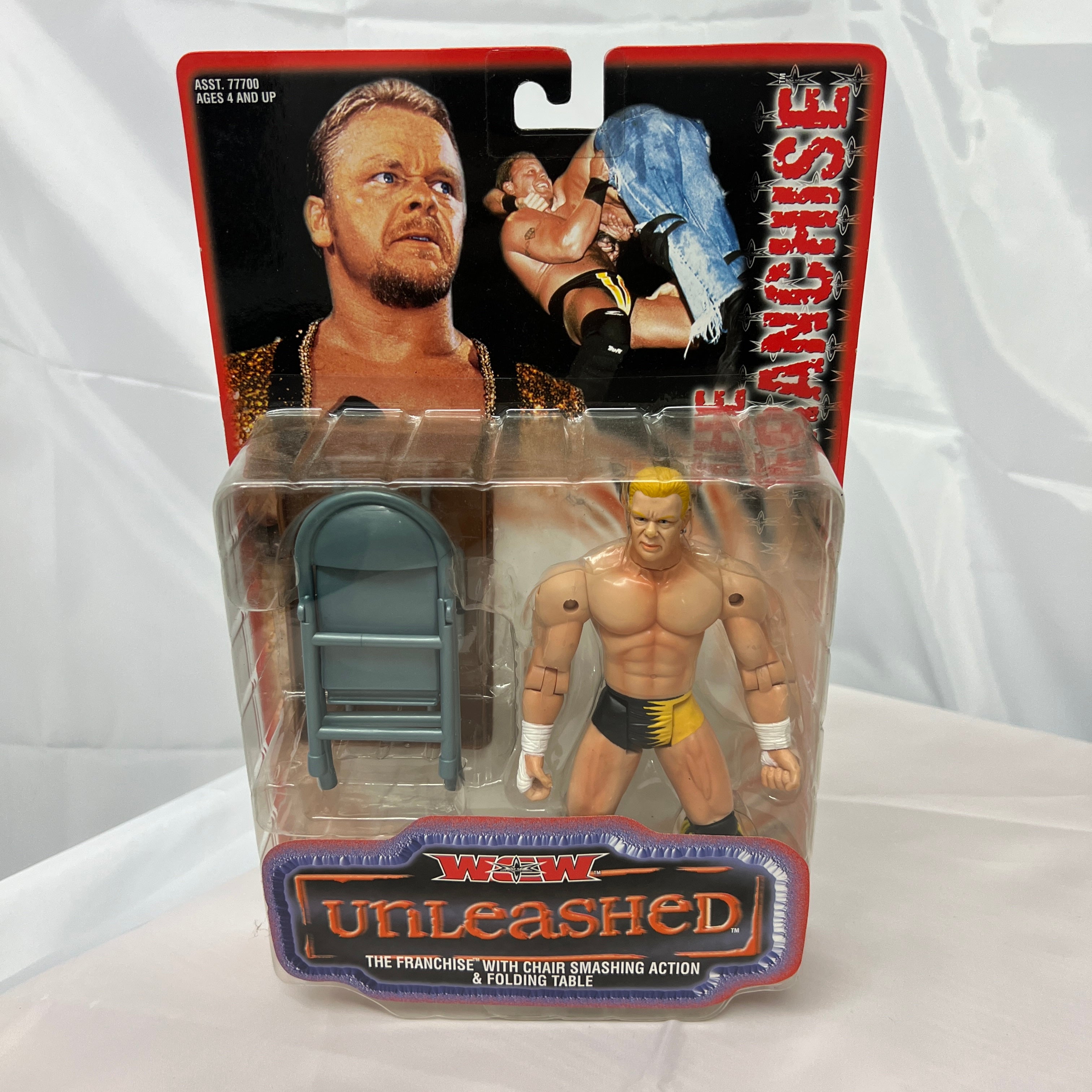 The Franchise Shane Douglas WCW Unleashed Toybiz 2001 Action Figure Scale WWE