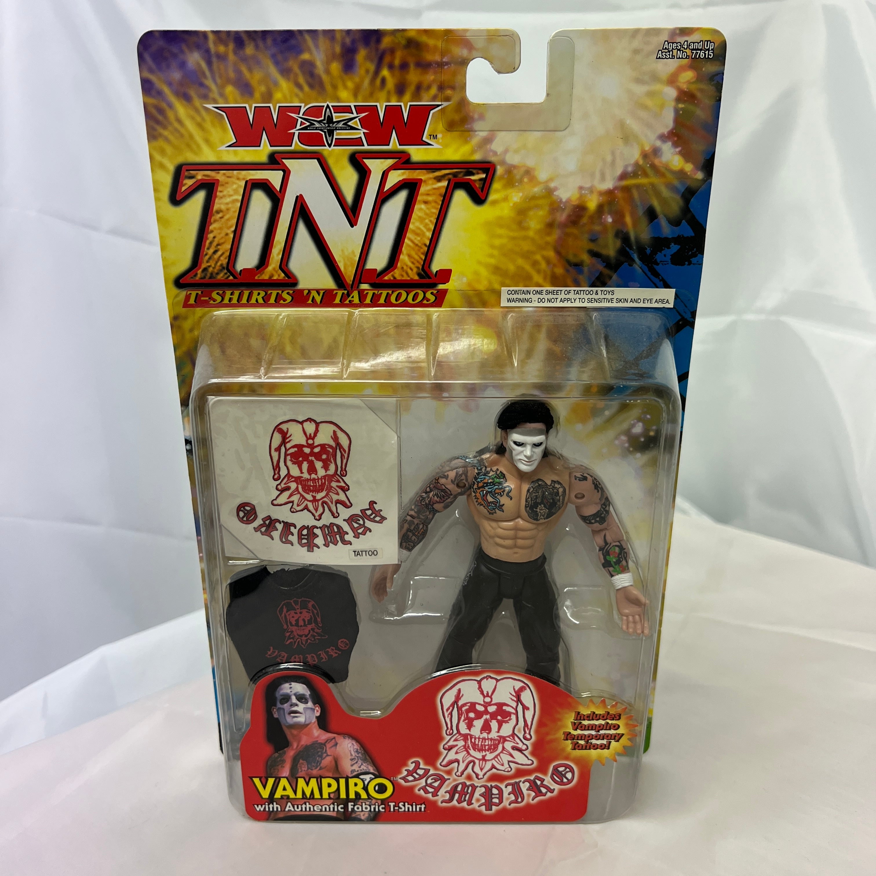 Vampiro WCW TNT Toybiz Action Figure Scale WWE