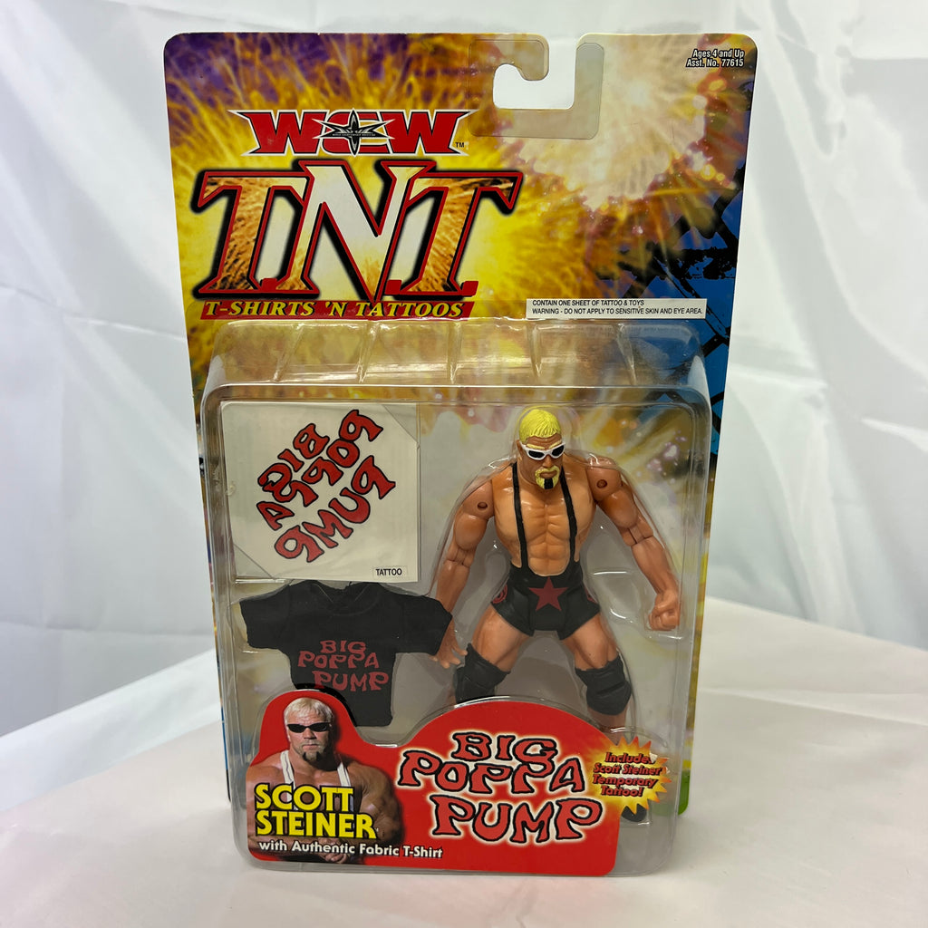 Scott Steiner WCW TNT Toybiz Action Figure Scale WWE