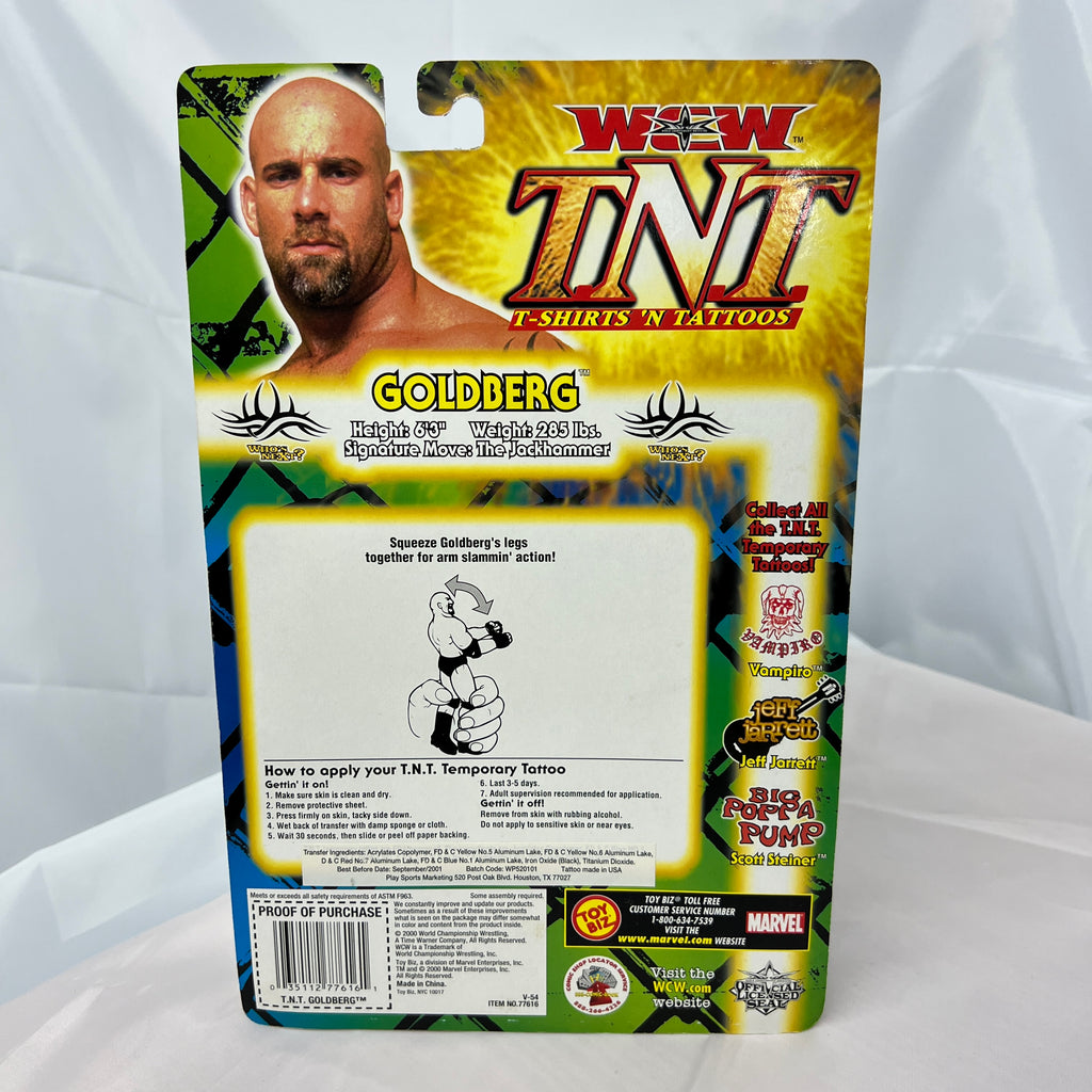 Goldberg WCW TNT Toybiz Action Figure Scale WWE