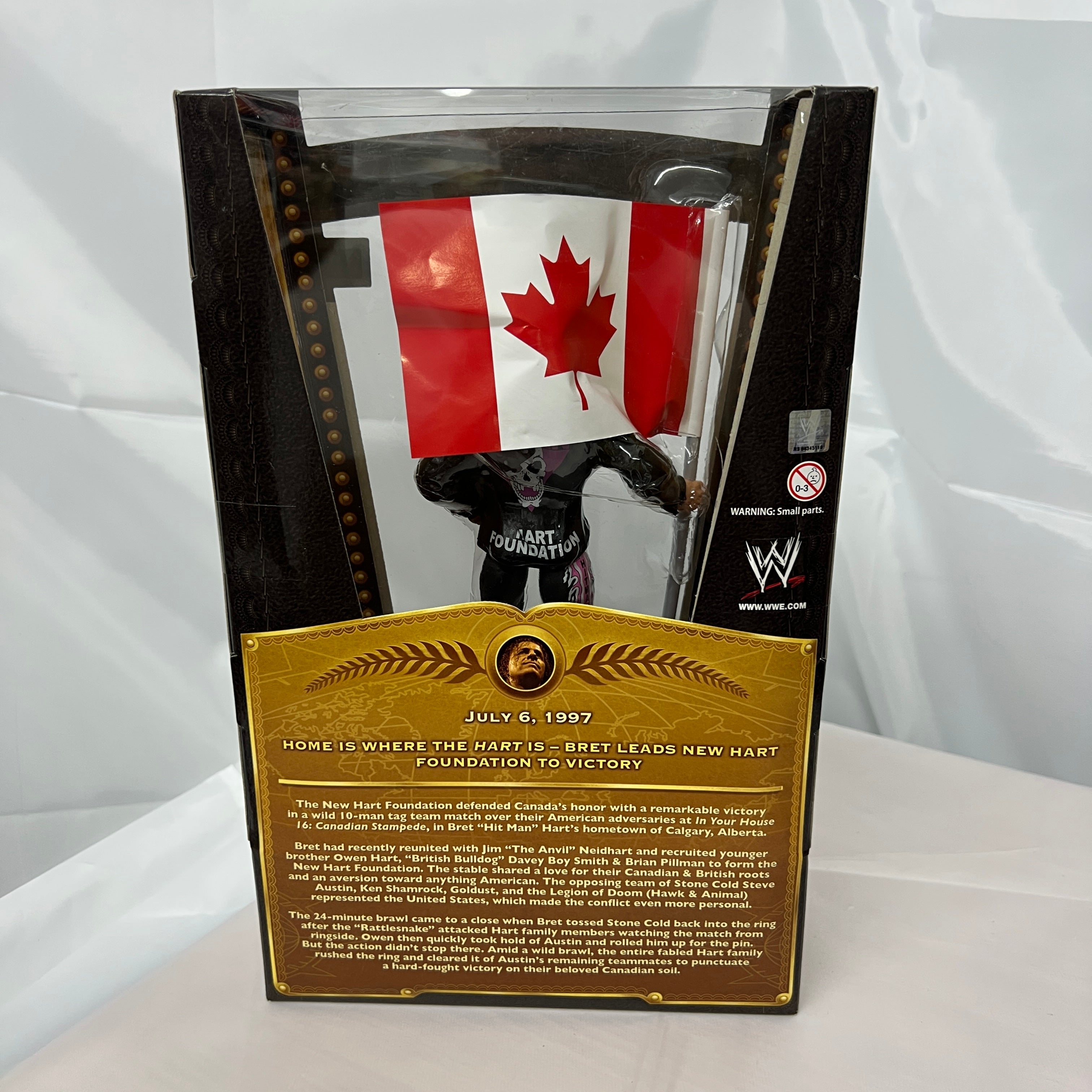 Bret Hart In Your House Canada WWE Elite Defining Moments Action Figure Mattel