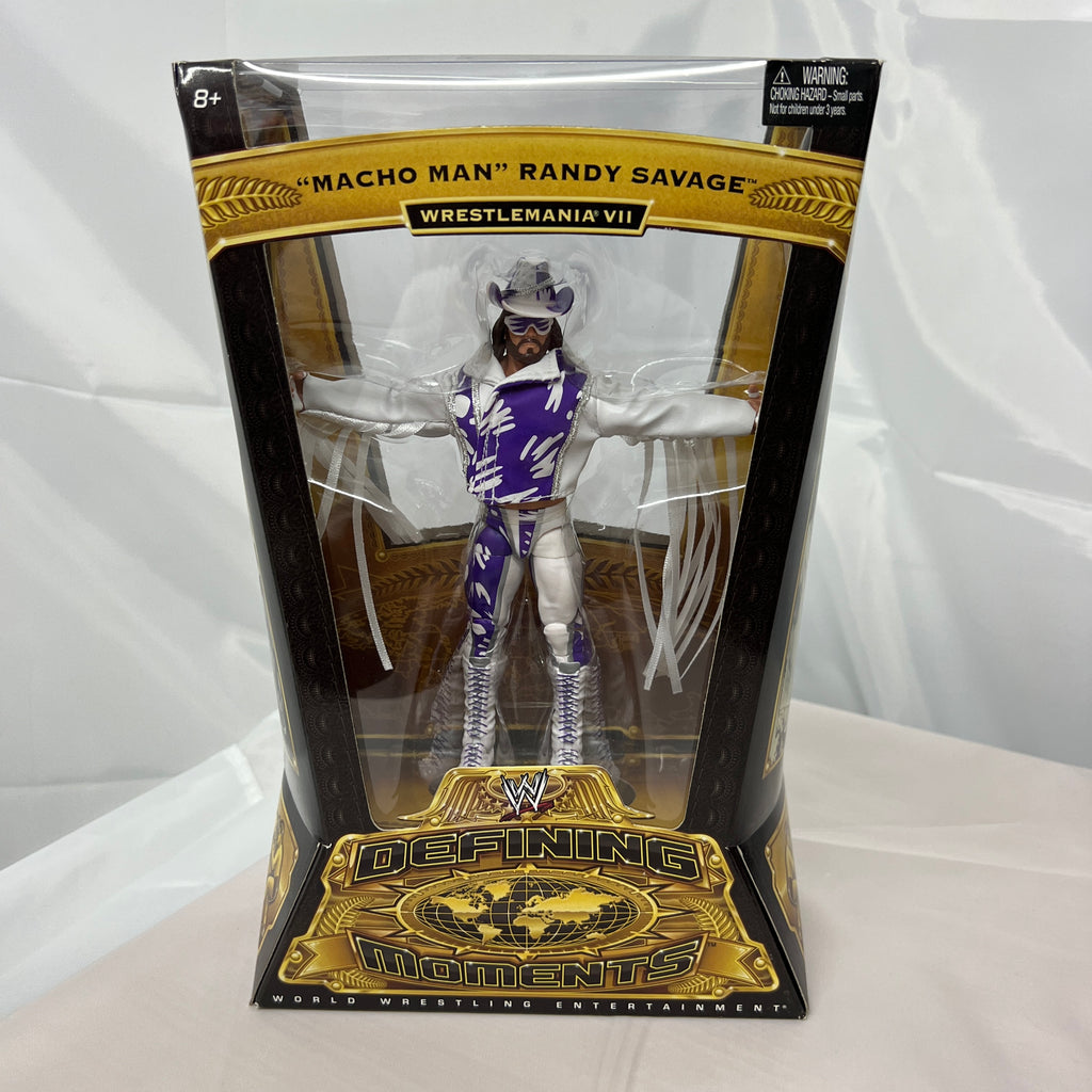 Macho Man Randy Savage Wrestlemania VII WWE Elite Defining Moments Action Figure Mattel