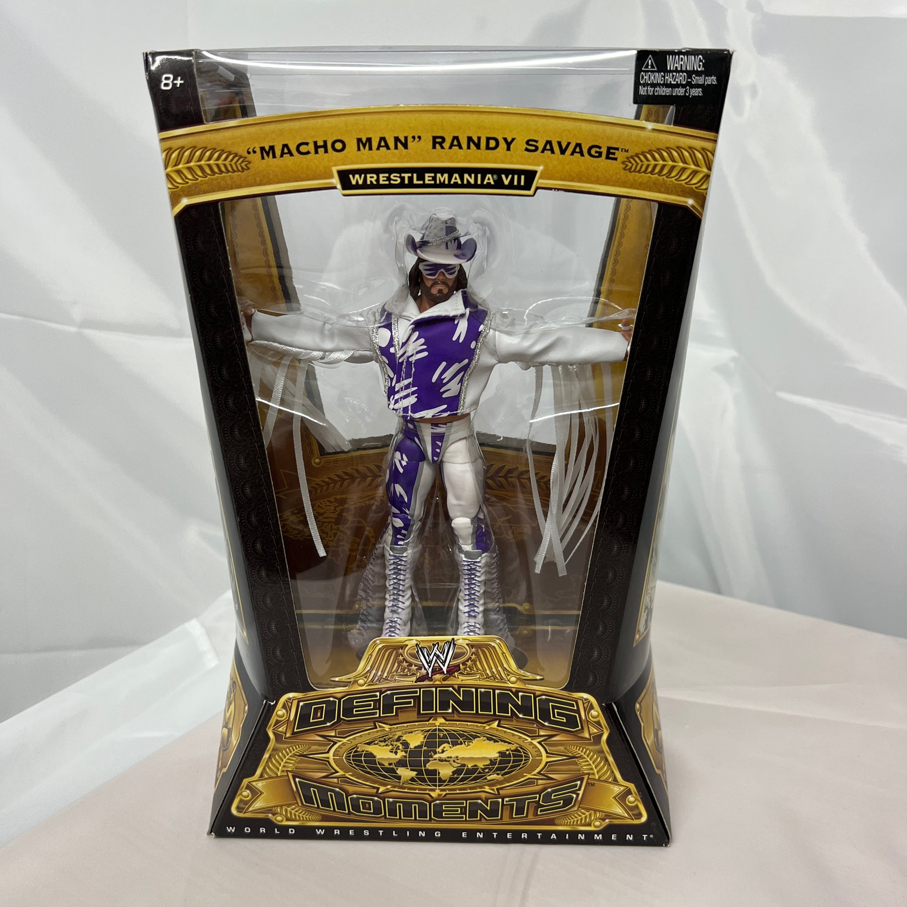 Macho Man Randy Savage Wrestlemania VII WWE Elite Defining Moments Action Figure Mattel