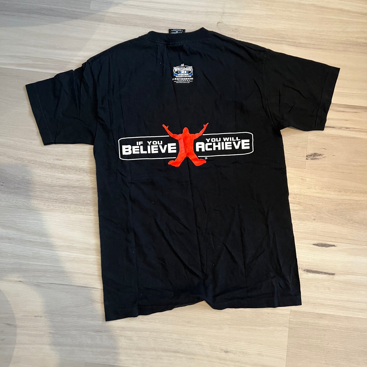 Shawn Michaels HBK Shirt - WWE Size Medium Retro Vintage Believe Achieve