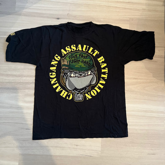 John Cena Chain Gang Soldier Shirt - WWE Size Large Retro Vintage Wrestlemania 21