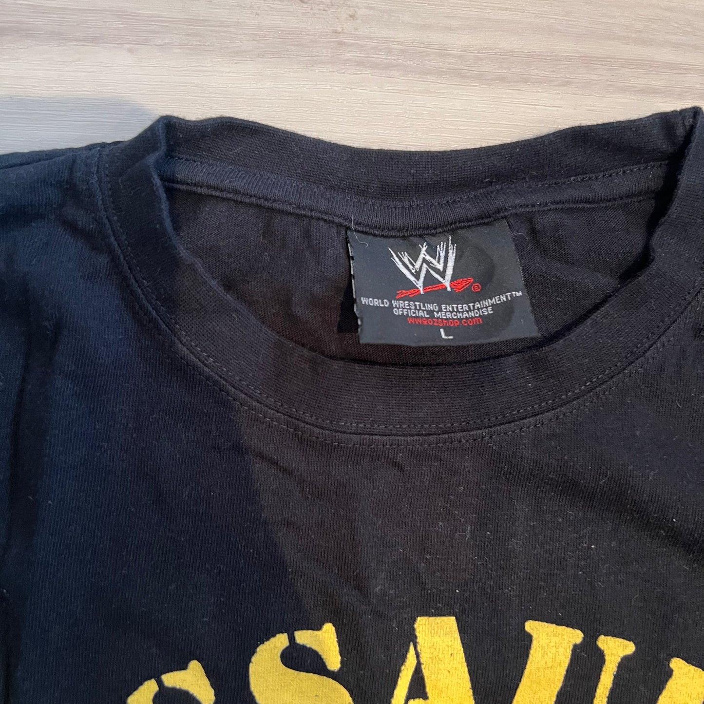 John Cena Chain Gang Soldier Shirt - WWE Size Large Retro Vintage Wrestlemania 21