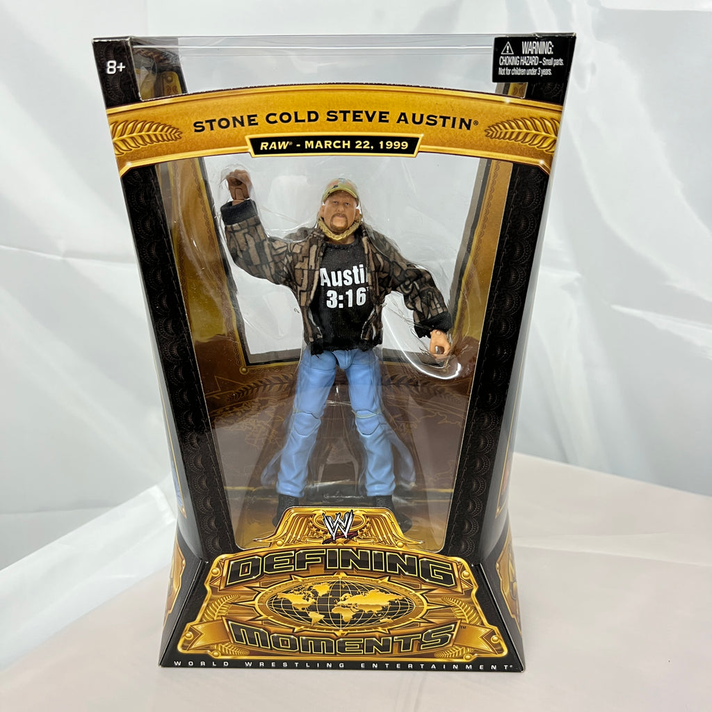 Stone Cold Steve Austin Raw 1999 WWE Elite Defining Moments Action Figure Mattel