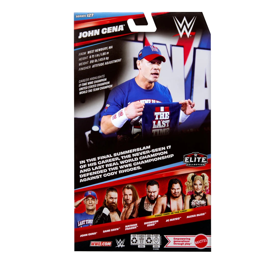 John Cena WWE Elite Series 127 Action Figure Mattel