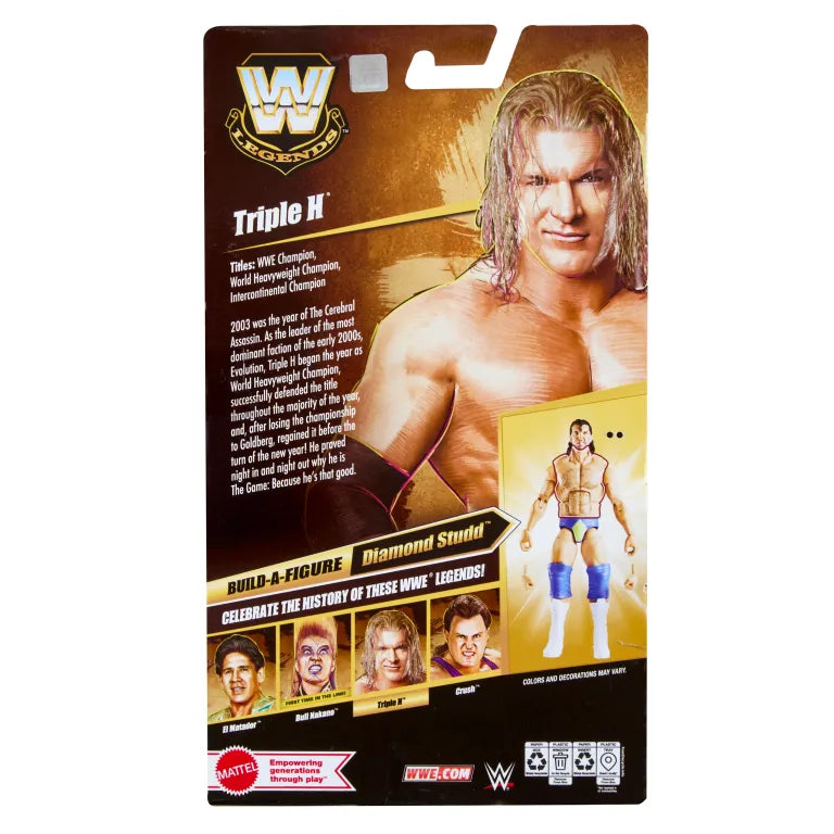 Triple H WWE Elite Legends Series 31 Action Figure Mattel