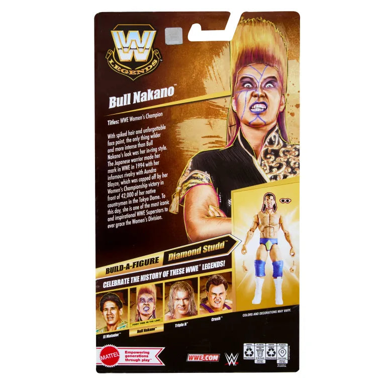 Bull Nakano WWE Elite Legends Series 31 Action Figure Mattel
