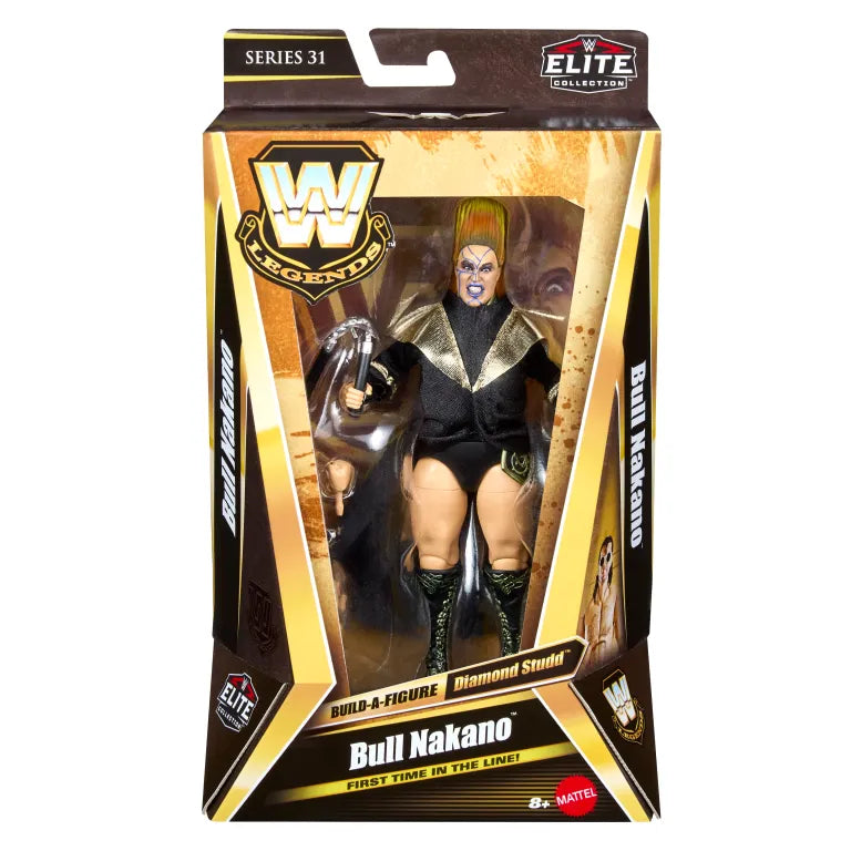 Bull Nakano WWE Elite Legends Series 31 Action Figure Mattel