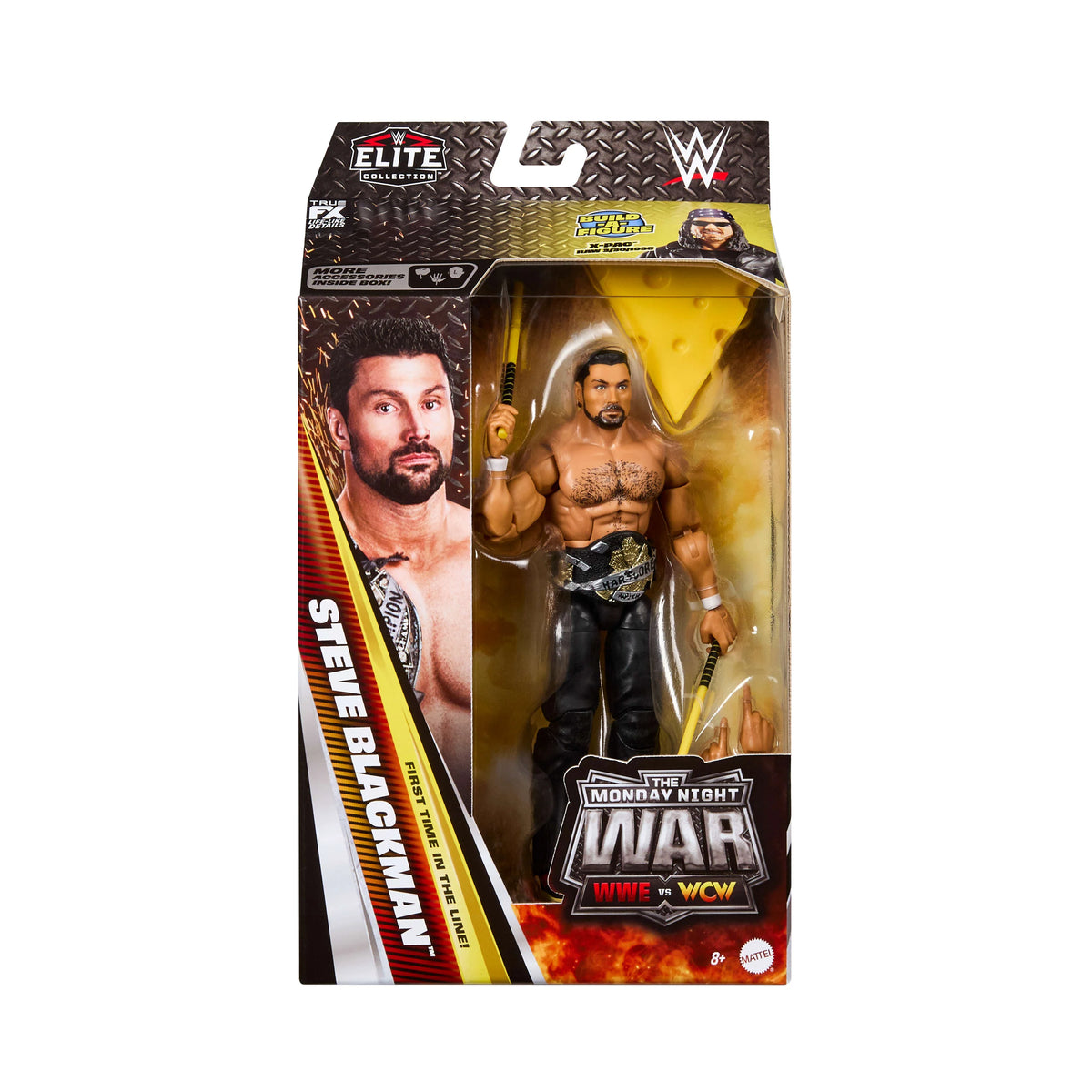 Steve Blackman WWE Elite Monday Night Wars 10 Action Figure Mattel