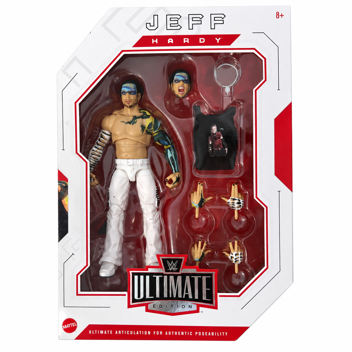 WWE Jeff Hardy Ultimate Edition 14 Action Figure Mattel