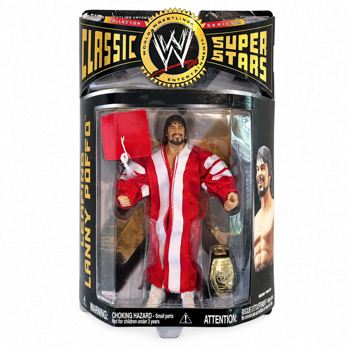 Leaping Lanny Poffo WWE Classic Superstars 15 Action Figure Jakks