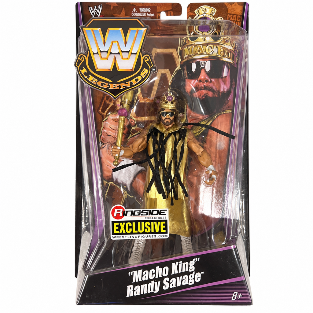 Macho King Randy Savage WWE Elite Legends Ringside Exclusive Action Figure Mattel