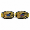 2x Mattel WWE WWF Classic Tag Team Championship Title Belt Wrestling Toy Figure