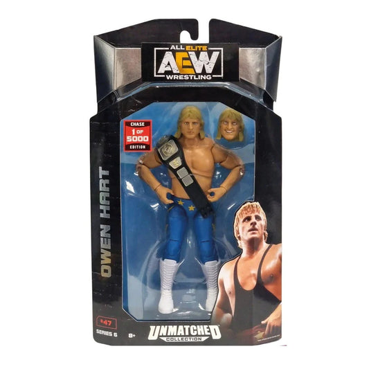 Owen Hart CHASE AEW Unmatched 6 Action Figure - Scale WWE