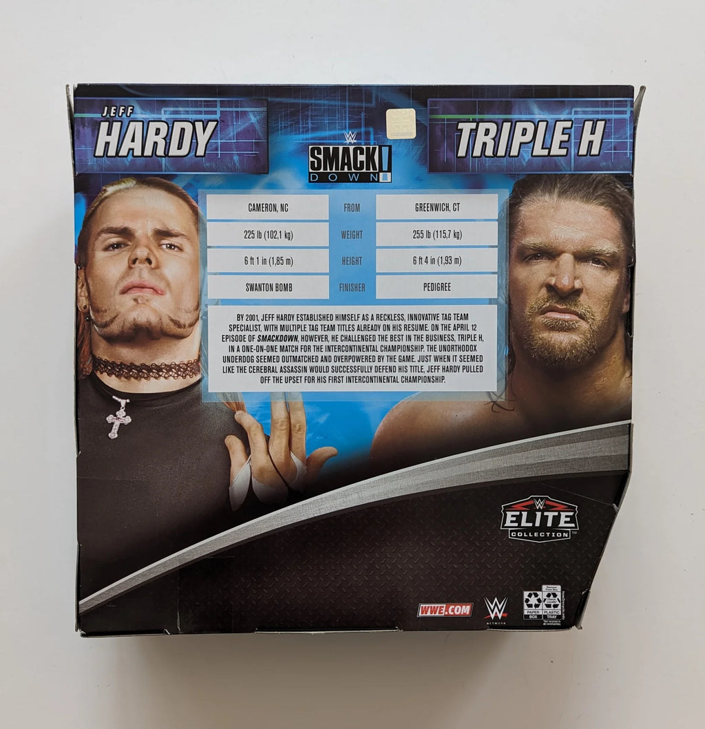 Jeff Hardy and Triple H WWE Elite 2 Pack Action Figure