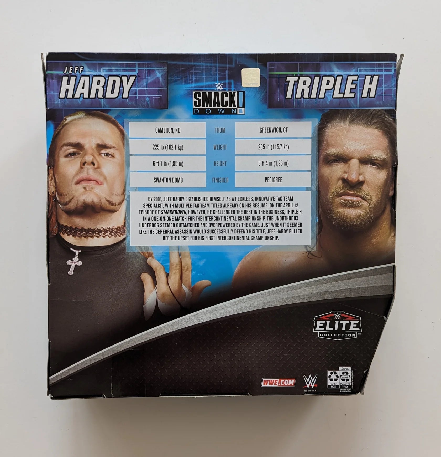 Jeff Hardy and Triple H WWE Elite 2 Pack Action Figure