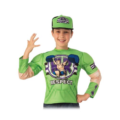 John Cena Costume Top And Hat Child Roleplay 6 - 8 Years