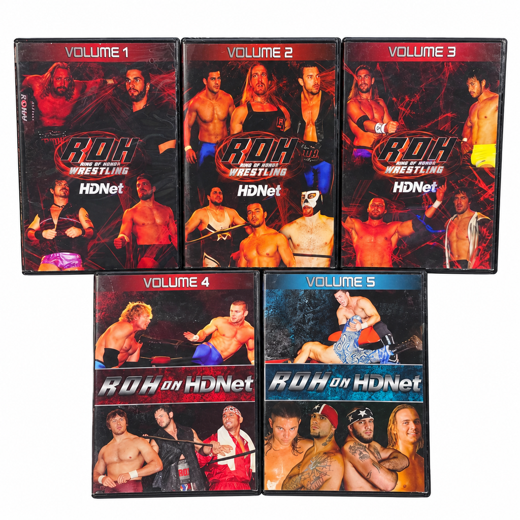 ROH Ring Of Honor HD Net Volume 1 - 10 Complete DVD Set Very Rare WWE