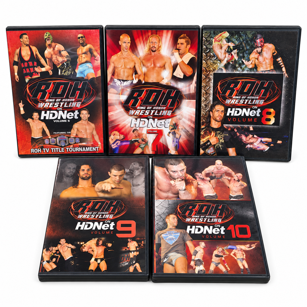 ROH Ring Of Honor HD Net Volume 1 - 10 Complete DVD Set Very Rare WWE