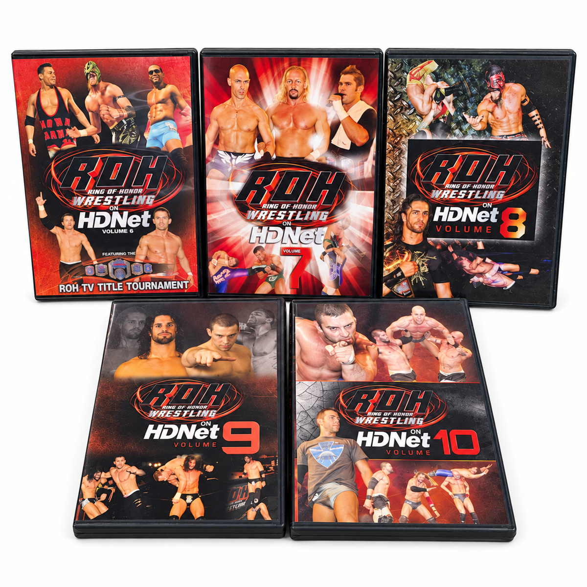 ROH Ring Of Honor HD Net Volume 1 - 10 Complete DVD Set Very Rare WWE