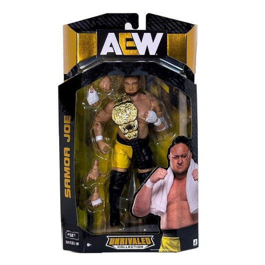 Samoa Joe AEW Unrivaled 18 Action Figure - Scale WWE