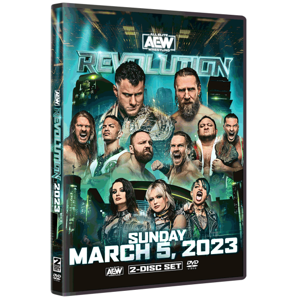 AEW Revolution 2023 DVD 2 Disc Set Sealed