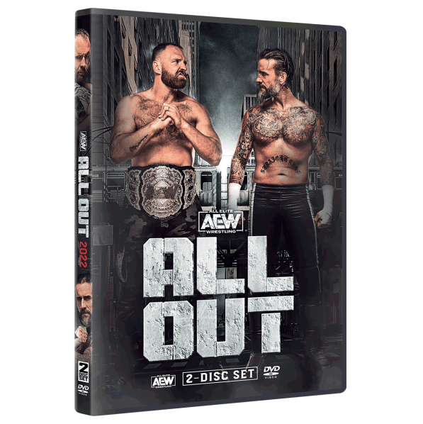 AEW All Out 2022 DVD 2 Disc Set Sealed