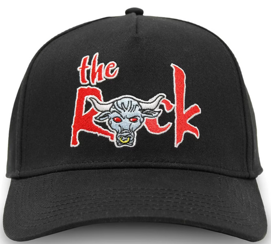 WWE Black The Rock Adjustable Hat