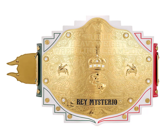 WWE Rey Mysterio Signature Series Championship Title Belt - Official Licensed WWE Product
