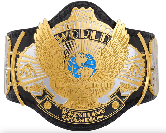 WWE Winged Eagle Dual Plated Championship Replica Title Belt - Official Licensed WWE Product