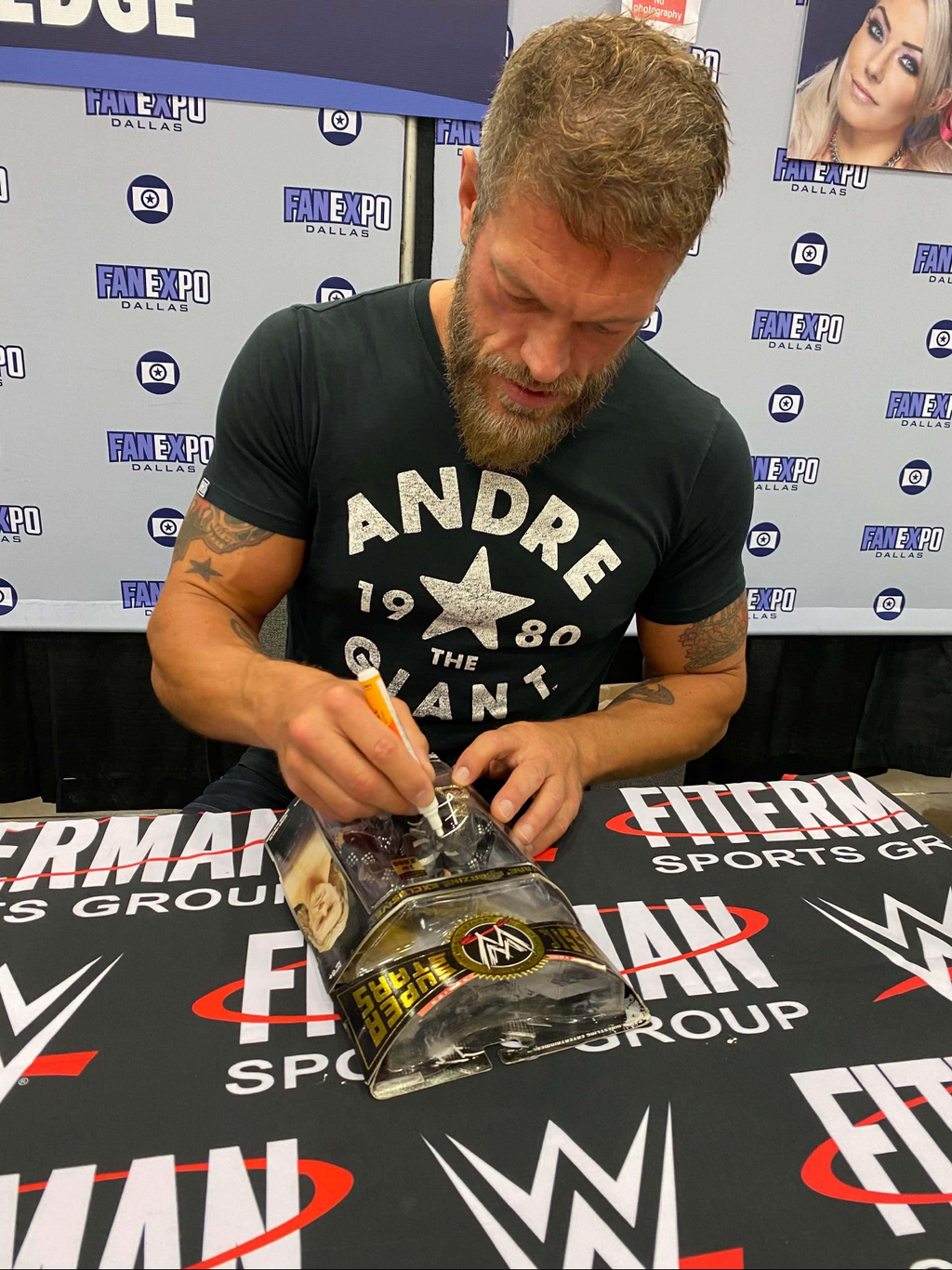 Edge Signed WWE Classic Superstars Toyfair with Photo Proof Autograph Action Figure