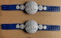 2 x WWE Smackdown Tag Team Action Figure Belt Title Championship Mattel