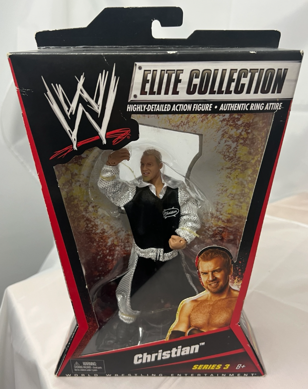 Christian WWE Elite 3 Action Figure Mattel Rare