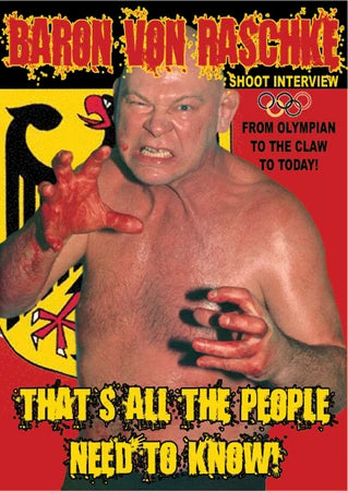 Shoot with Baron Von Raschke DVD Wrestling WWE